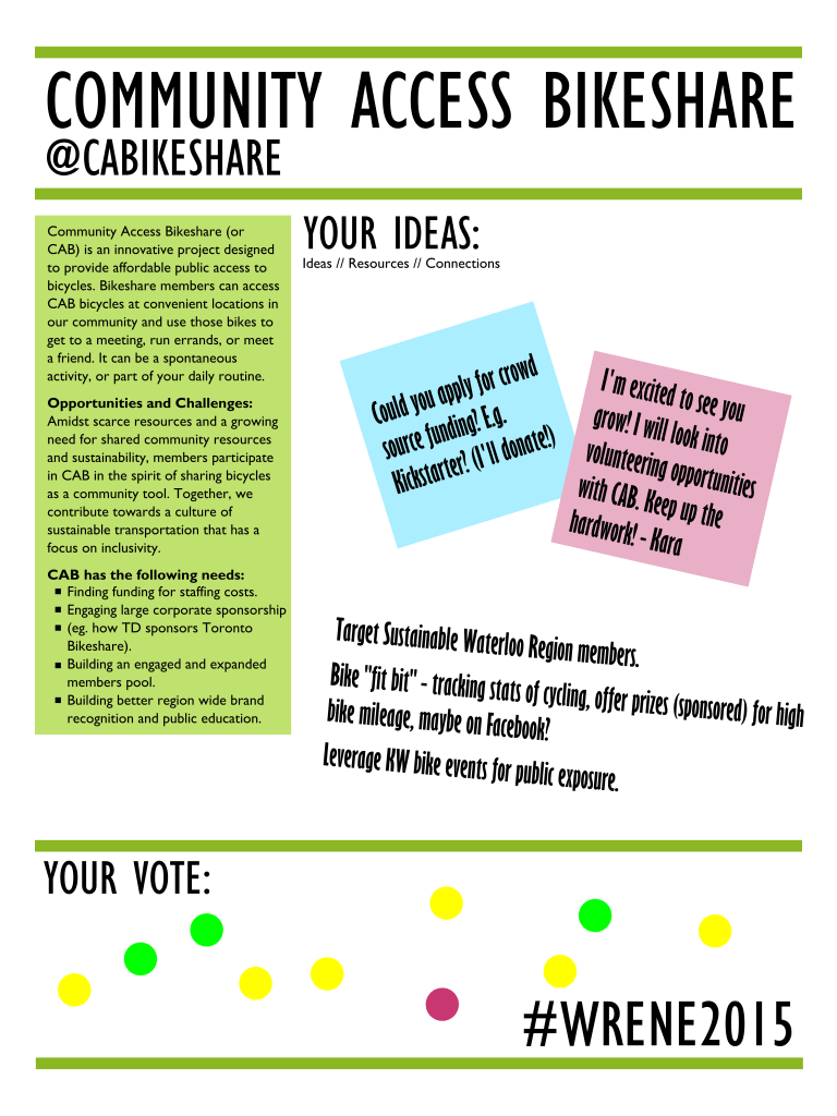 Portfolio - WRENE Proposals - CAB